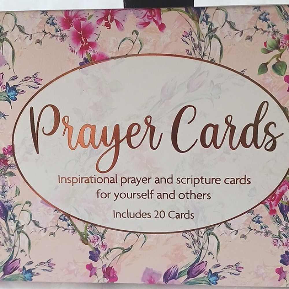 PRAYER Cards Floral Inspirational  & Scripture 20 Cards